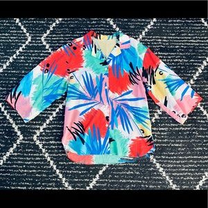 Super rad vintage abstract button down